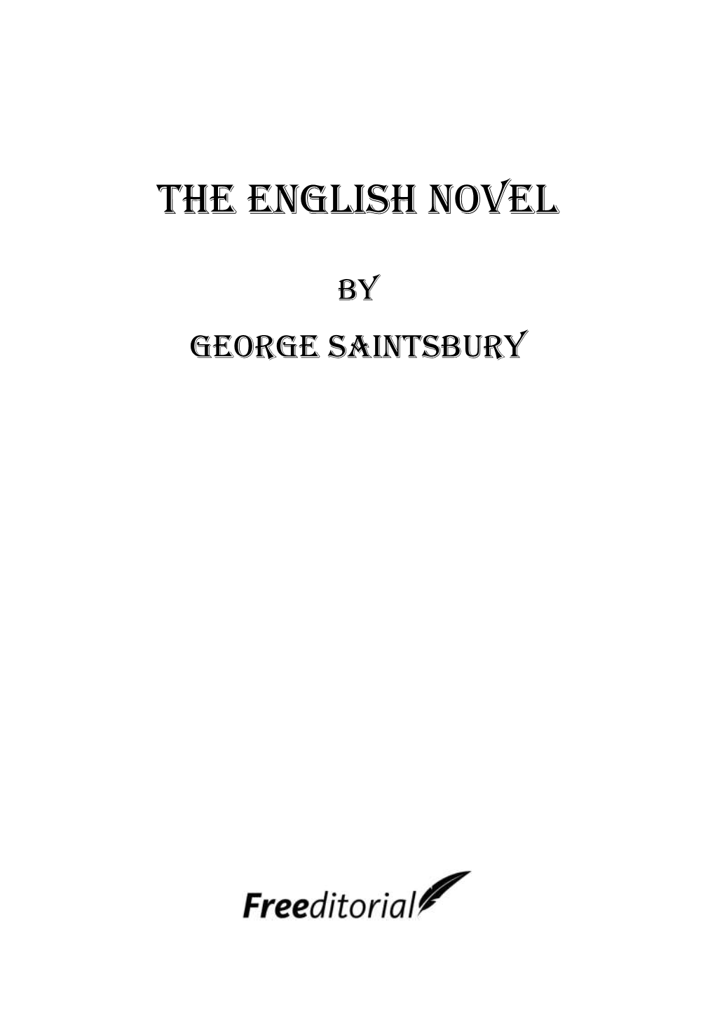 The English Novel