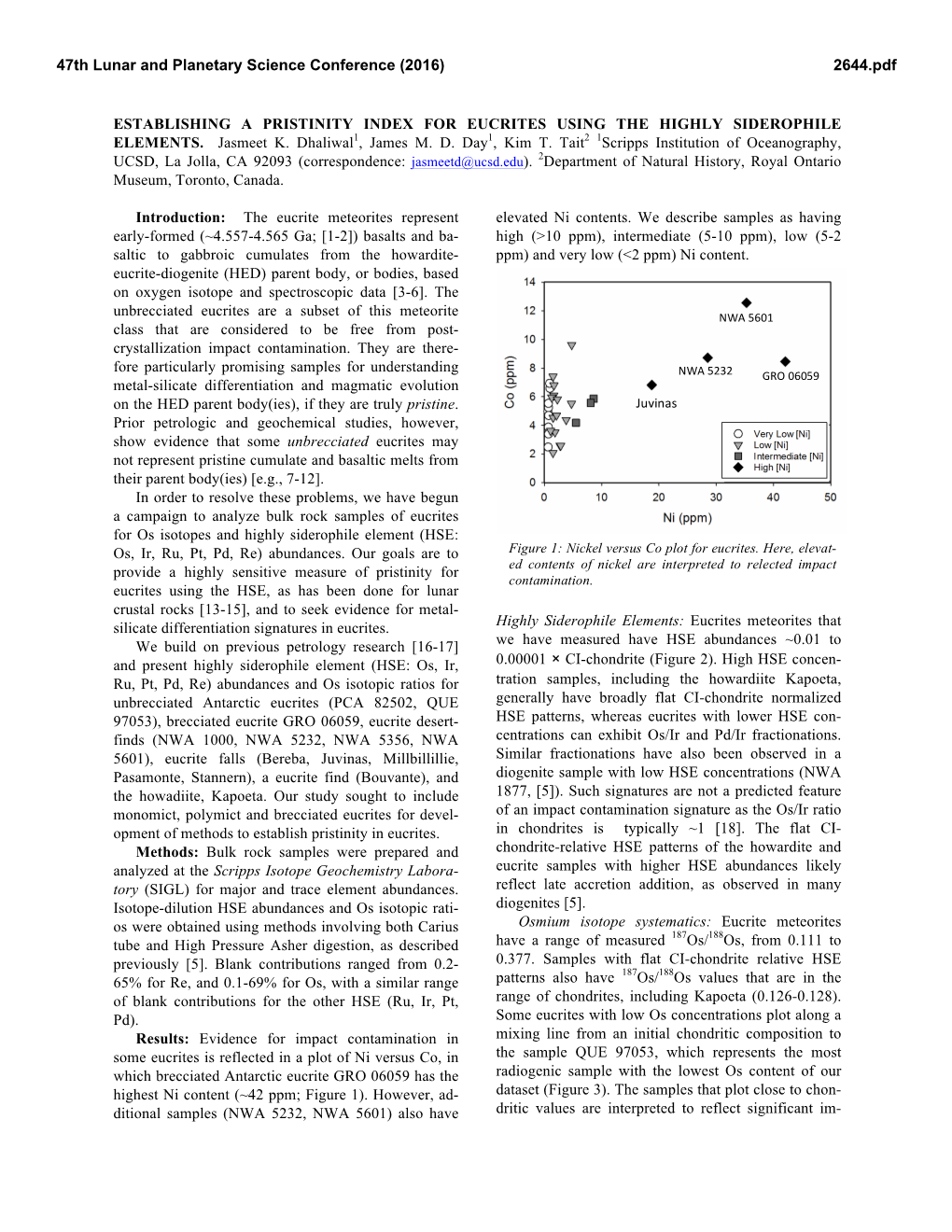 Establishing a Pristinity Index for Eucrites Using the Highly Siderophile Elements