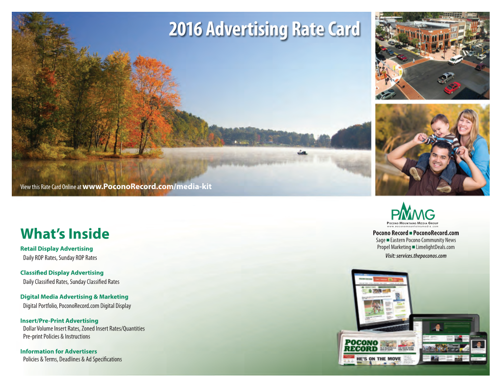 2016 Advertising Rate Card