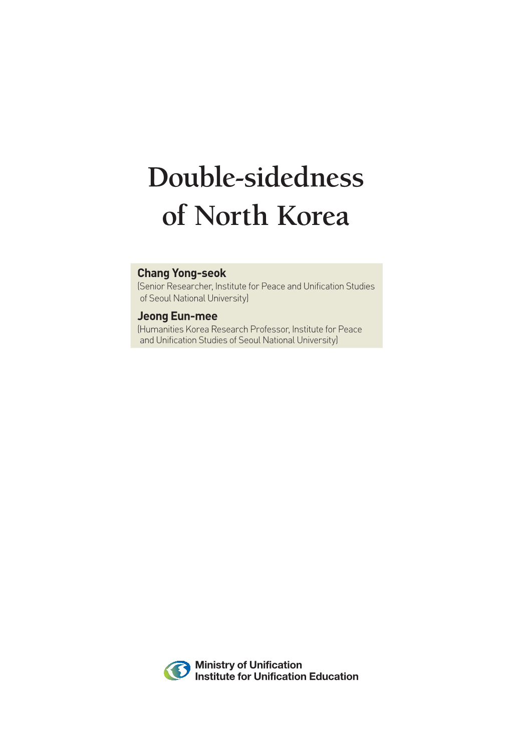 Double-Sidedness of North Korea