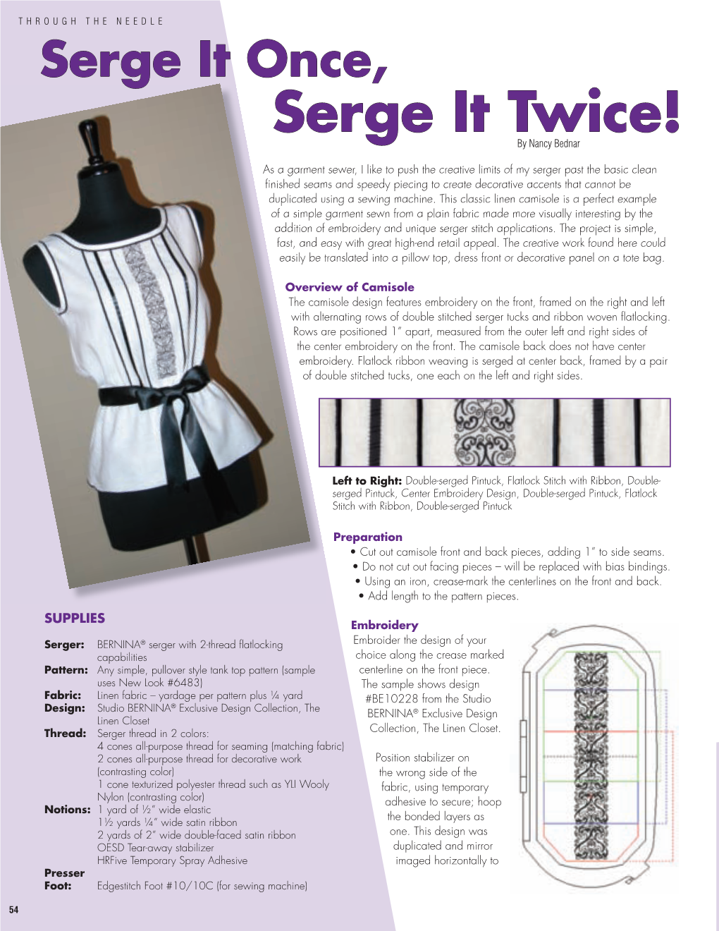 Serge It Twice! by Nancy Bednar