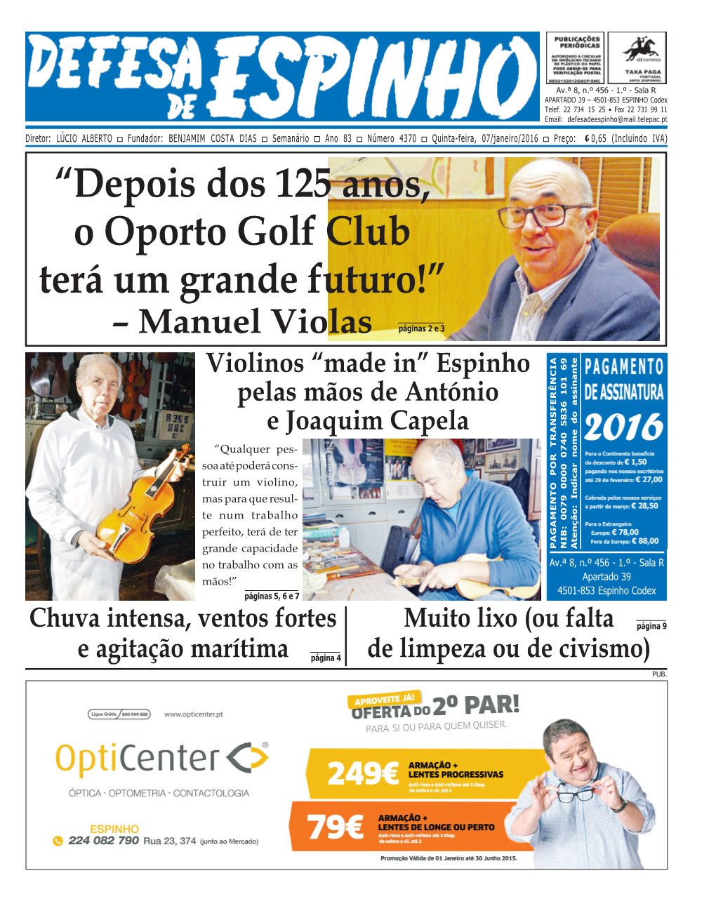 “Depois Dos 125 Anos, O Oporto Golf Club Terá Um Grande Futuro!”