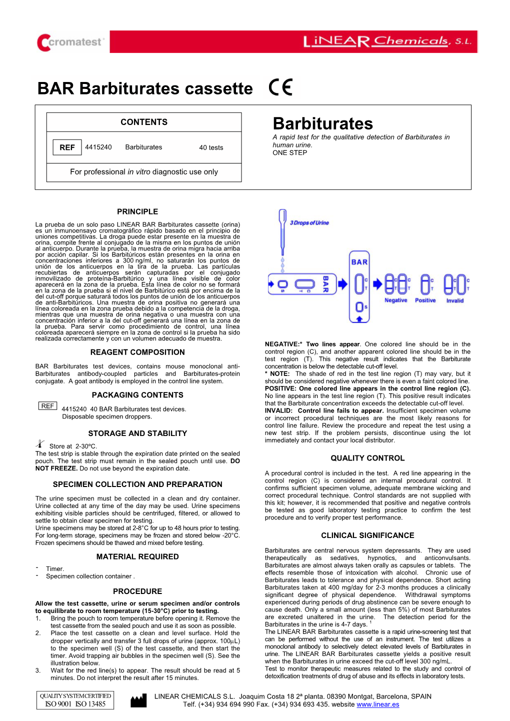 Barbiturates Cassette