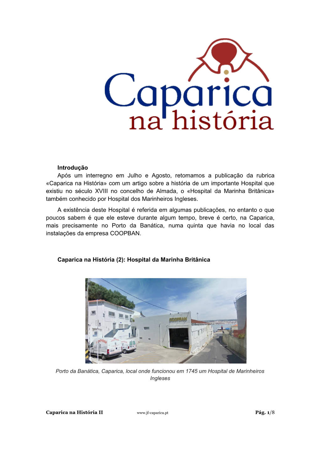 Caparica Na História