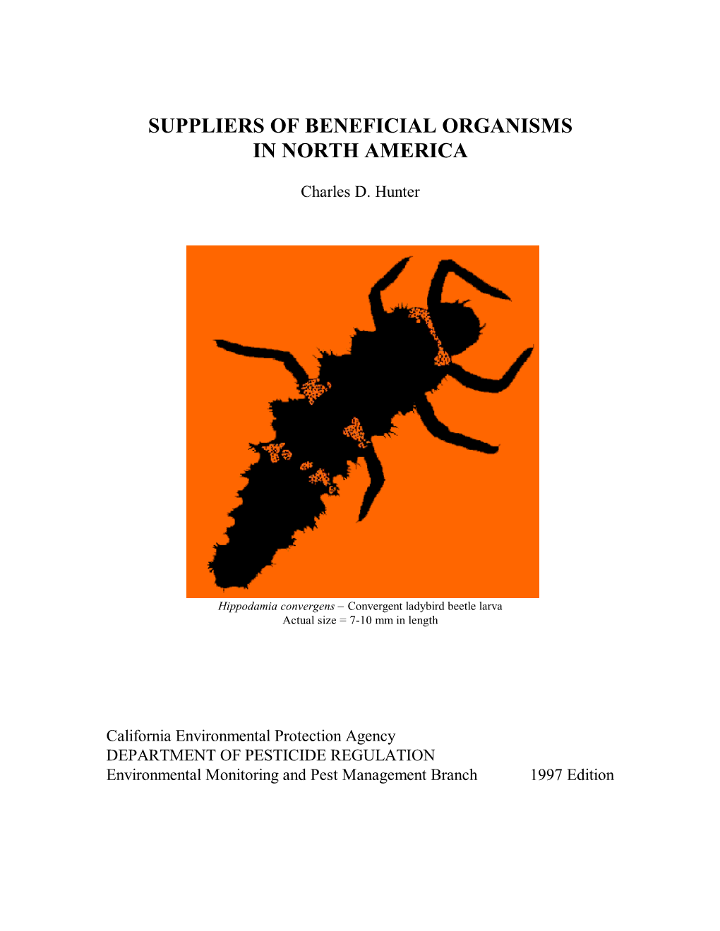 Suppliers of Beneficial Organisms in North America