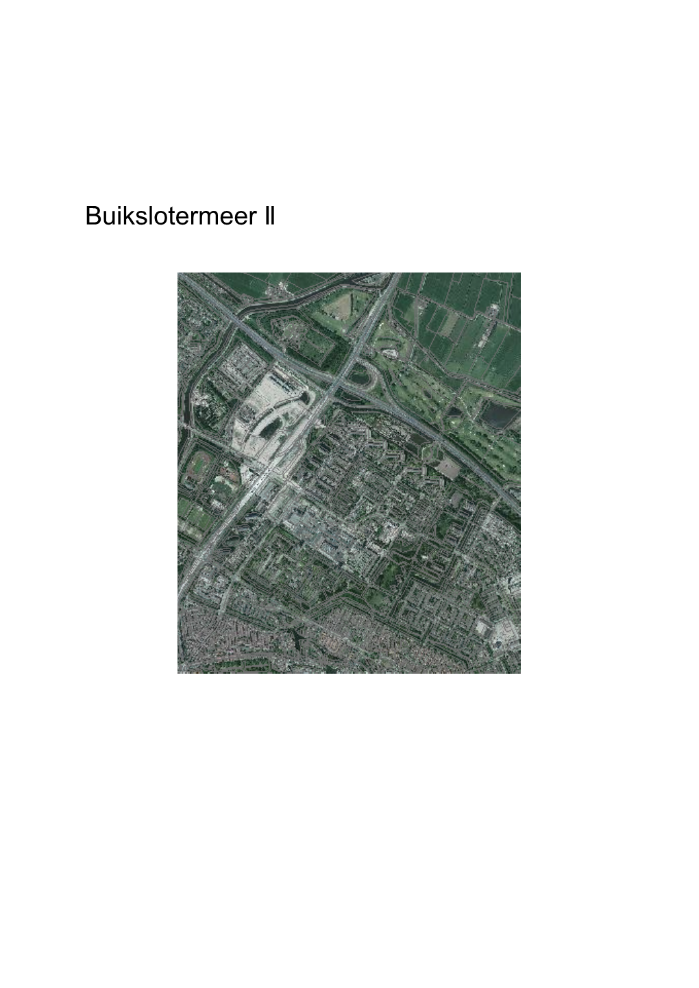 Buikslotermeer II Blz