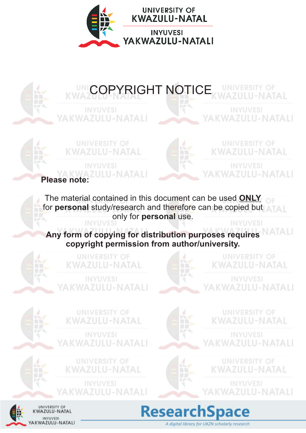 Copyright Notice