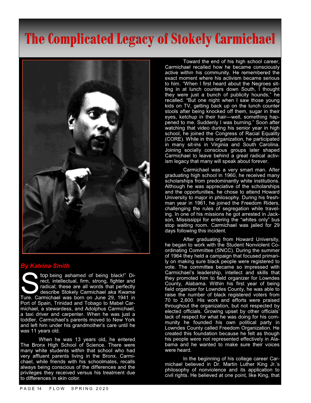 The Complicated Legacy of Stokely Carmichael (Pdf)