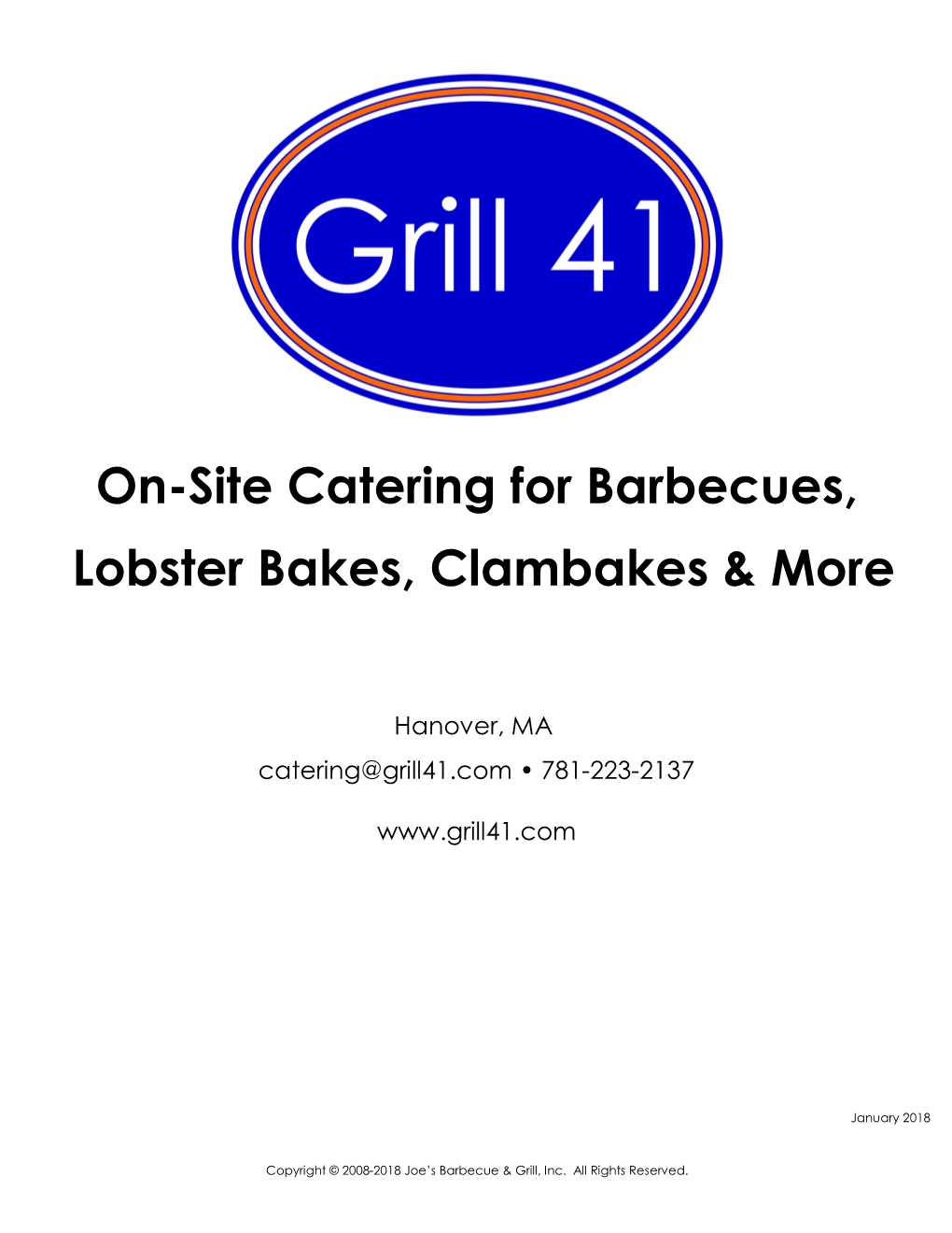 On-Site Catering for Barbecues, Lobster Bakes, Clambakes & More