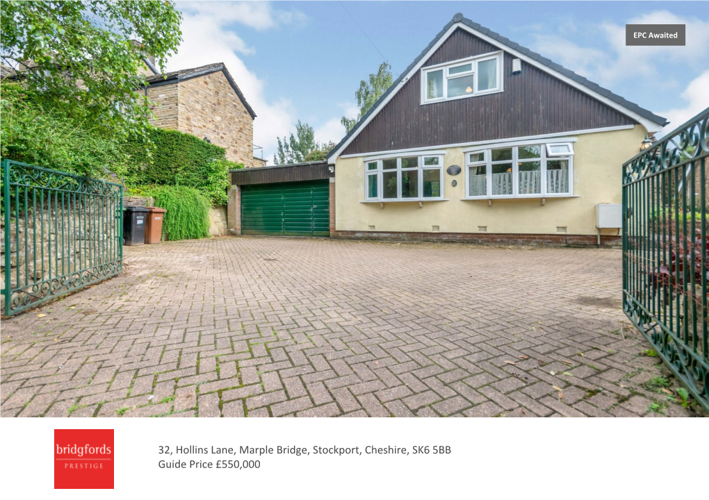 32, Hollins Lane, Marple Bridge, Stockport, Cheshire, SK6 5BB Guide Price £550,000