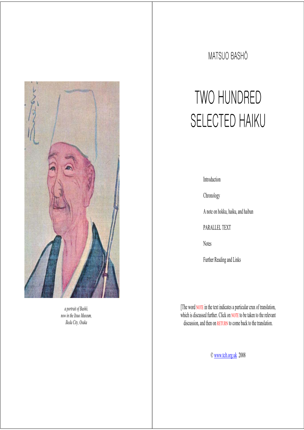 Two Hundred Selected Haiku