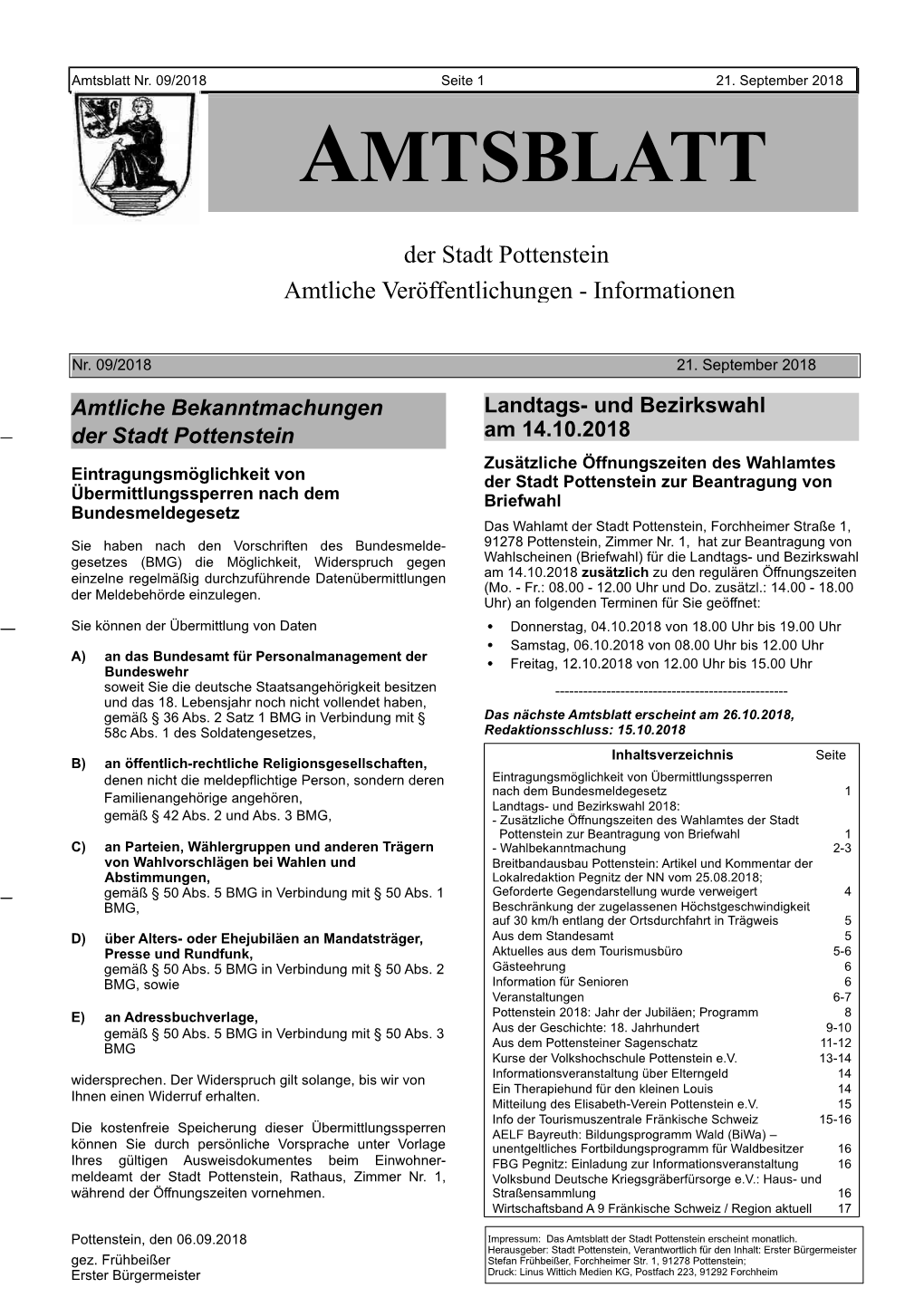 Amtsblatt Nr