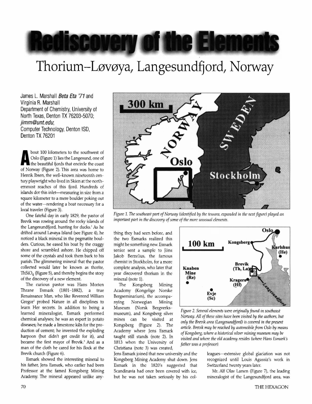 Thorium-L0v0ya, Langesundfjord, Norway