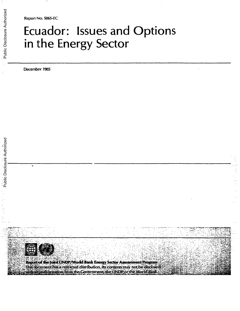 World Bank Document