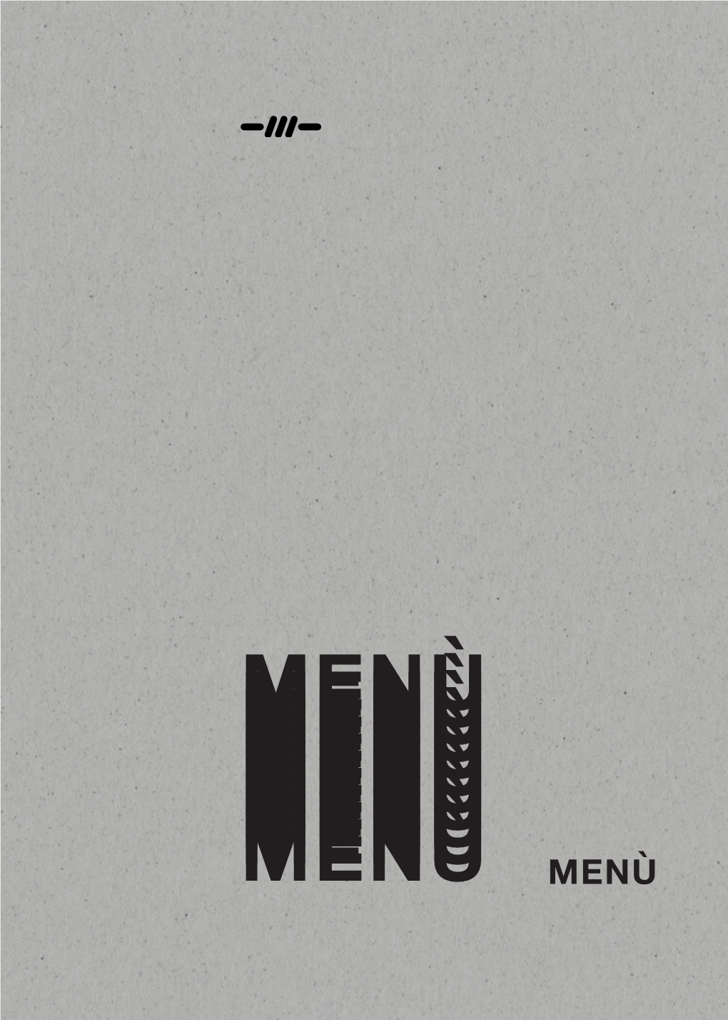 Menu Mercato