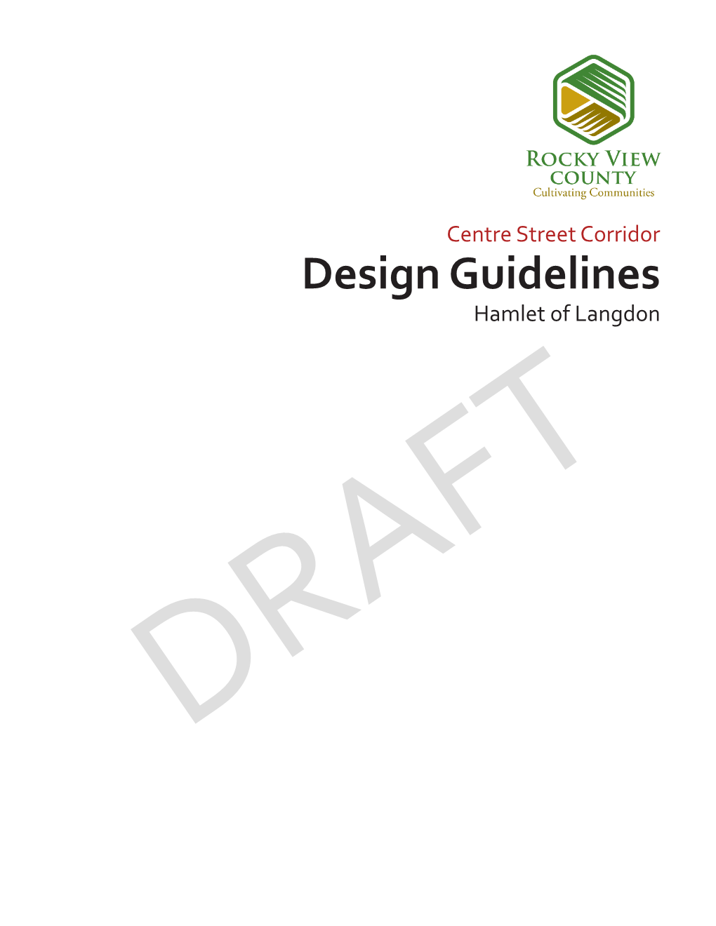 Design Guidelines Hamlet of Langdon