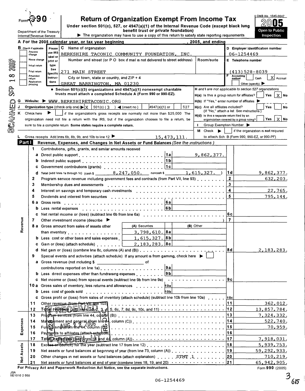 Return of Organization Exempt from Income