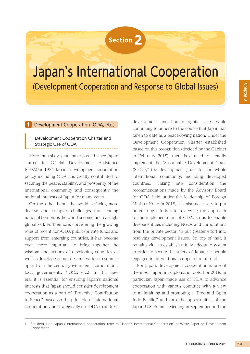 Japan's International Cooperation