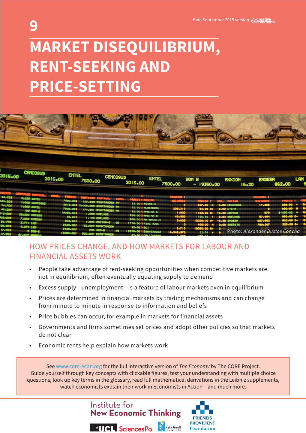 9 Market Disequilibrium, Rent-Seeking and Price-Setting