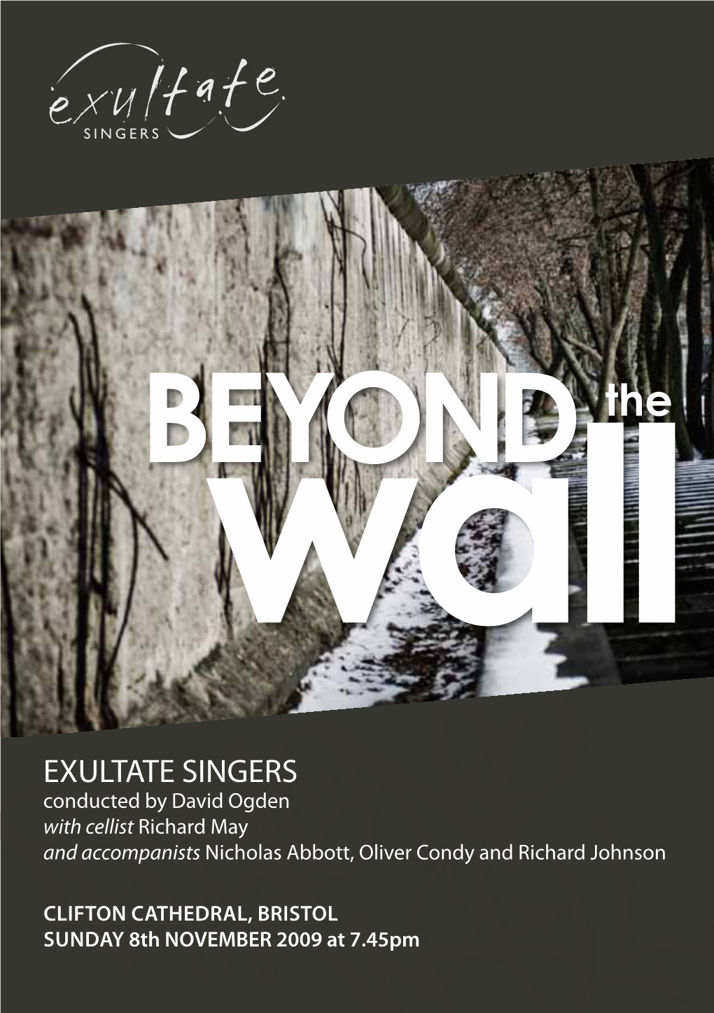 Beyond the Wall Concert Programme