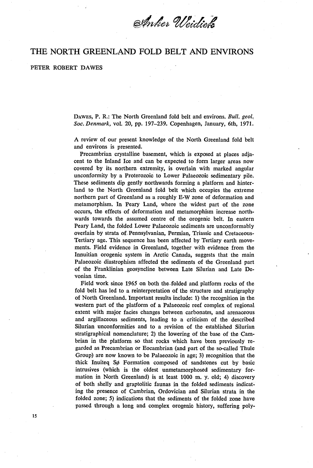 Bulletin of the Geological Society of Denmark, Vol. 20/3 Pp. 197-239