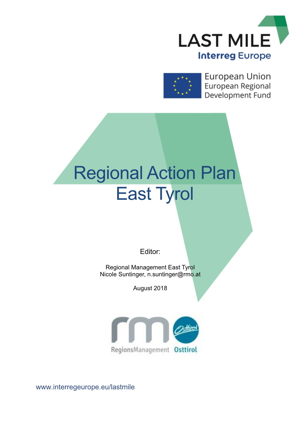 Regional Action Plan East Tyrol