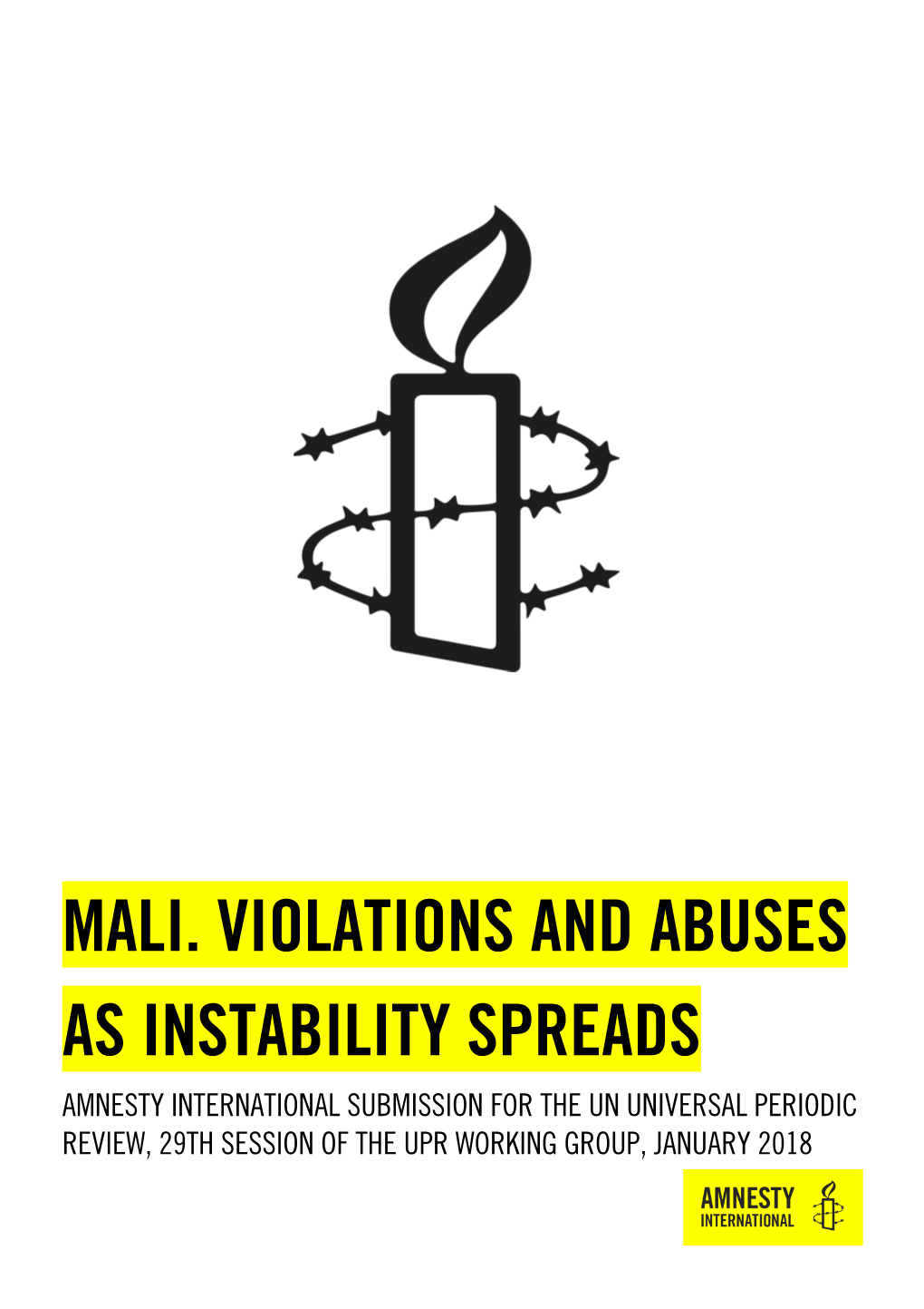 Mali. Violations and Abuses As Instability Spreads