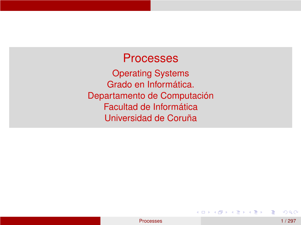 Processes Operating Systems Grado En Informática