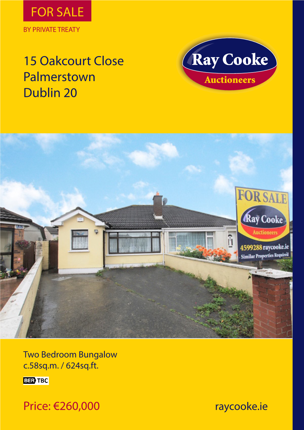 15 Oakcourt Close Palmerstown Dublin 20 for SALE