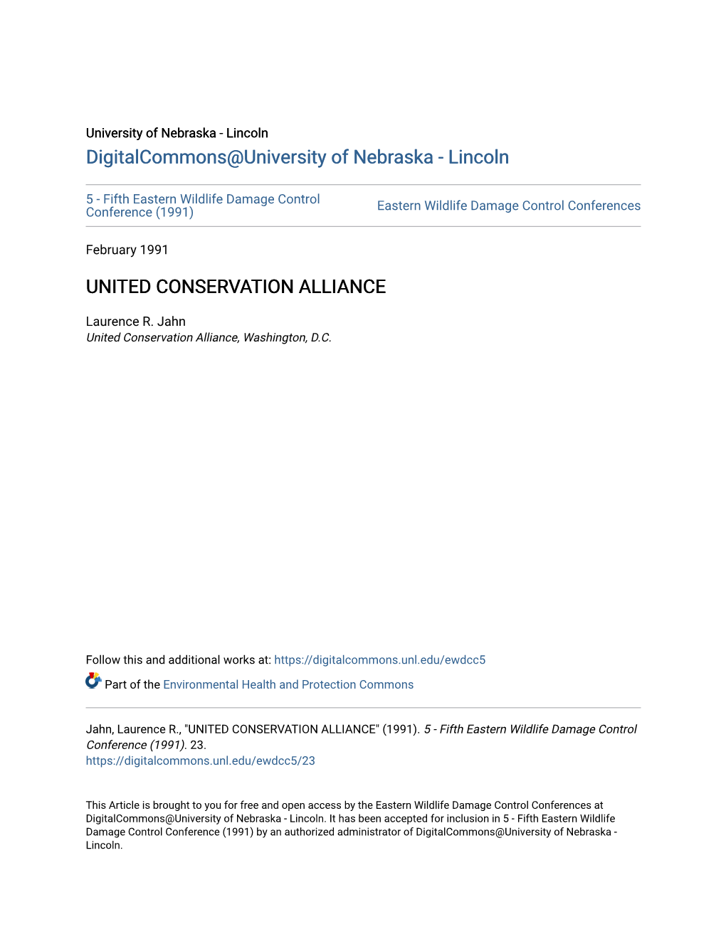 United Conservation Alliance