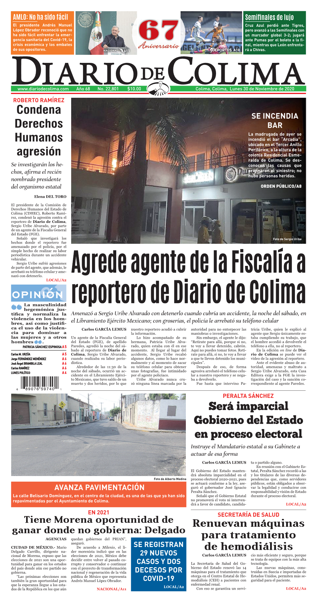 Agrede Agente De La Fiscalía a Reportero De