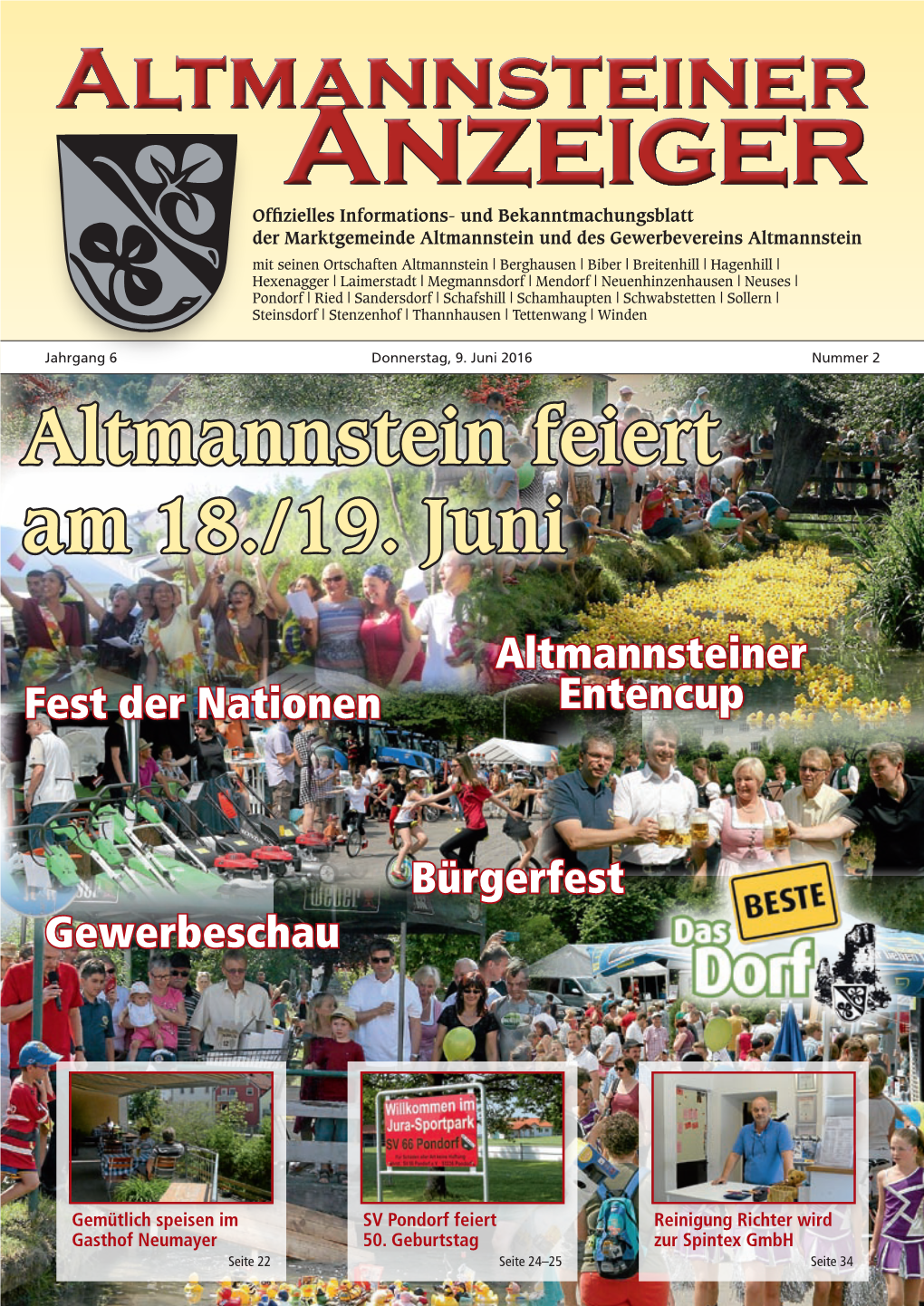 Altmannstein Feiert Am 18./19. Juni