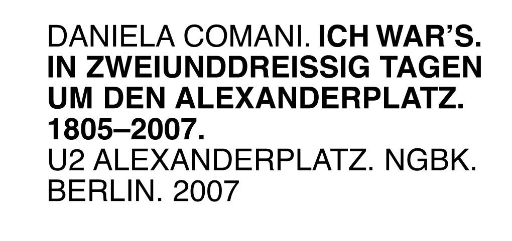 Daniela Comani. Ich War's. in Zweiunddreissig Tagen Um