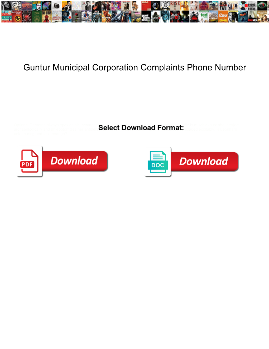 Guntur Municipal Corporation Complaints Phone Number