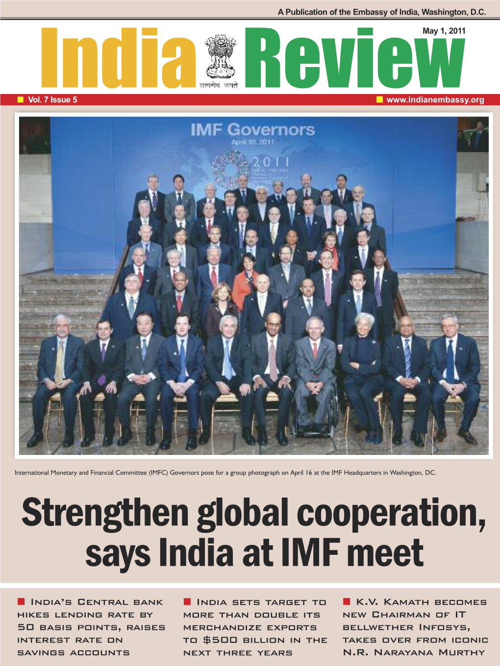 May 2011 India Review Cover STORY