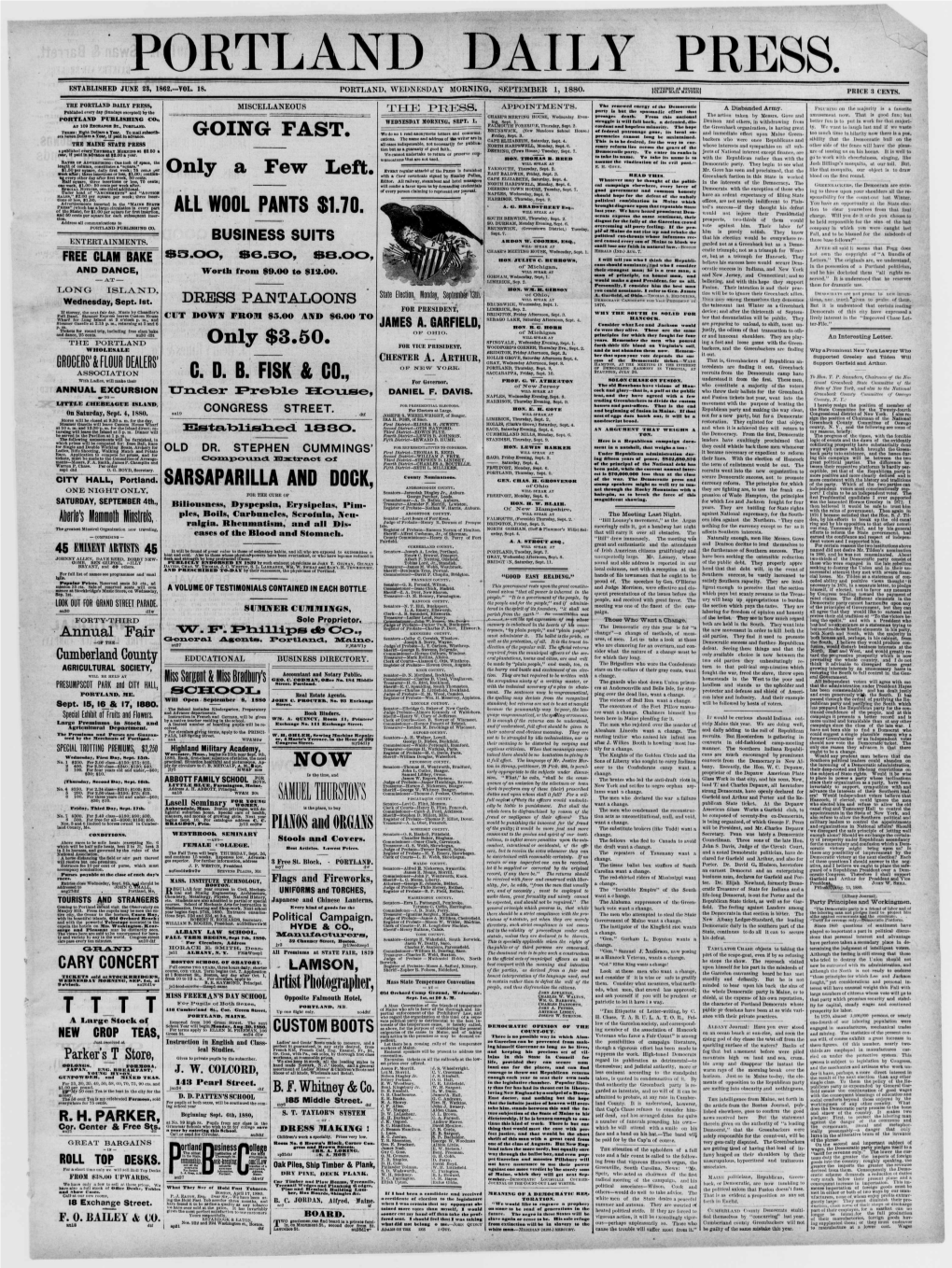 Portland Daily Press: September 01,1880