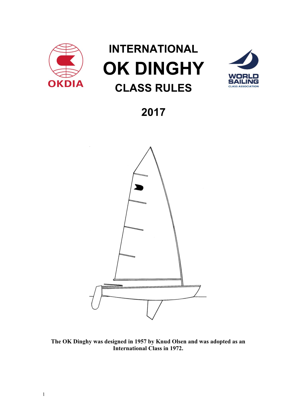 Ok Dinghy Class Rules