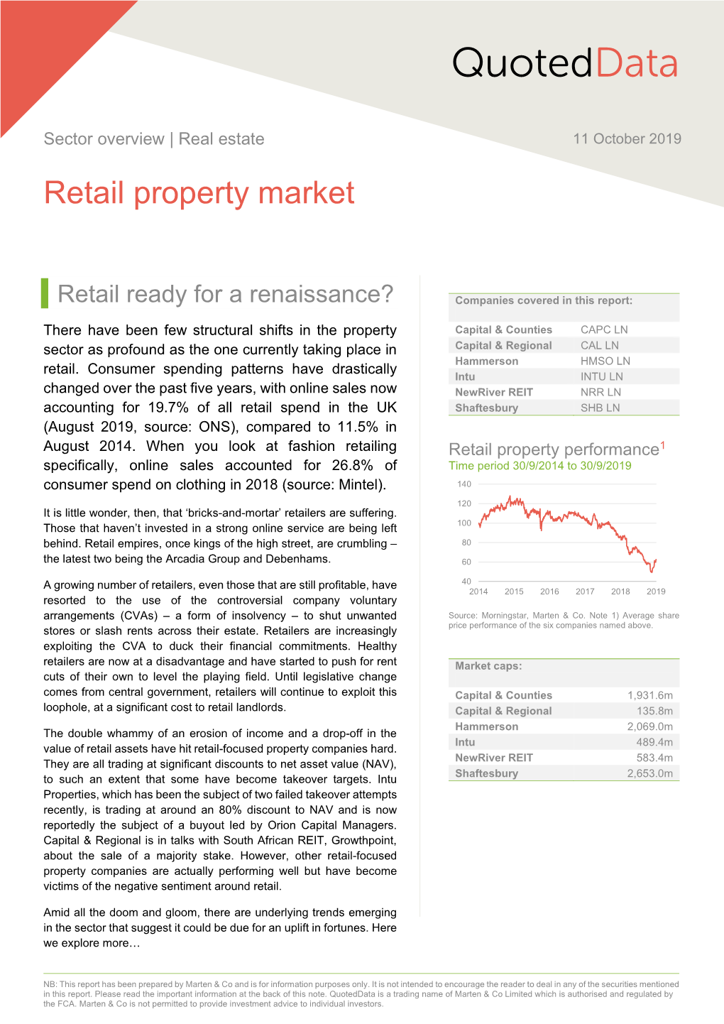 Marten & Co / Quoted Data Word Template