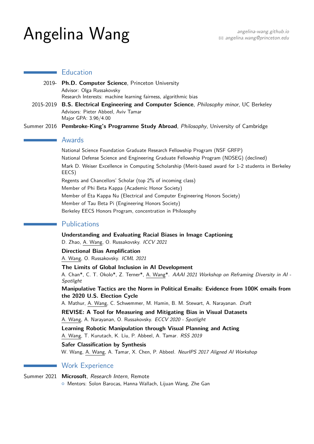 CV 2021 Directional Bias Ampliﬁcation A