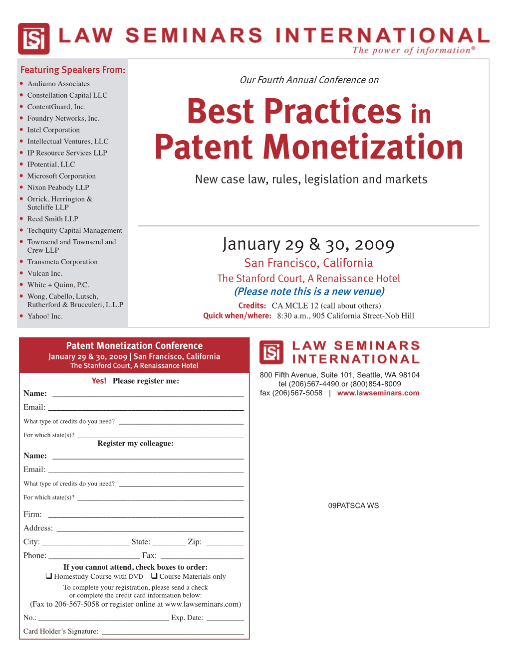 Best Practices in Patent Monetization