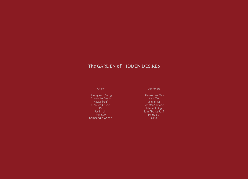 The GARDEN of HIDDEN DESIRES