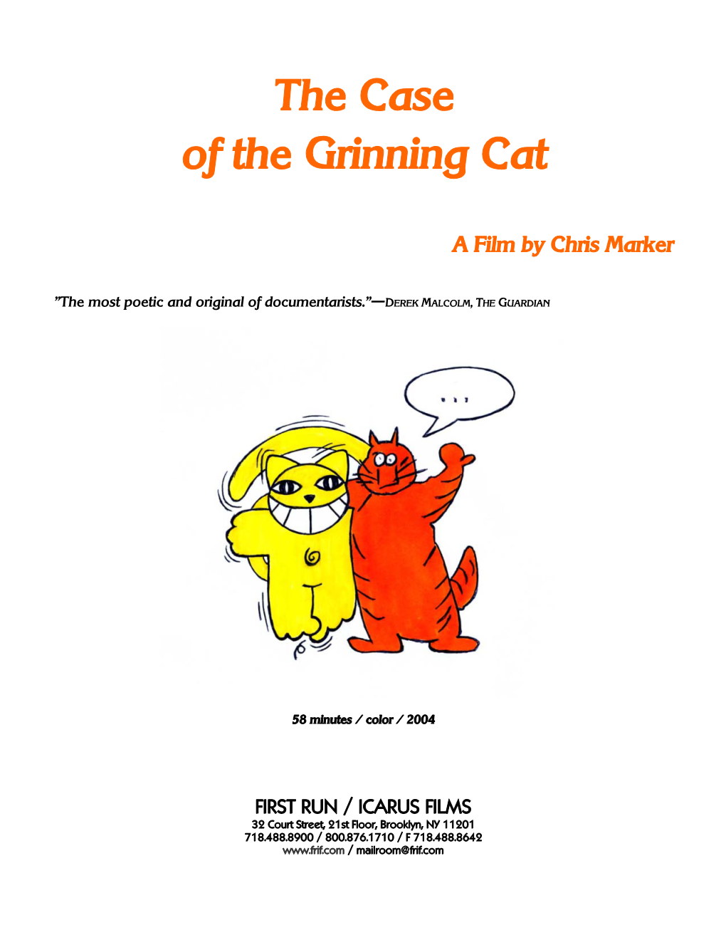 The Case of the Grinning Cat