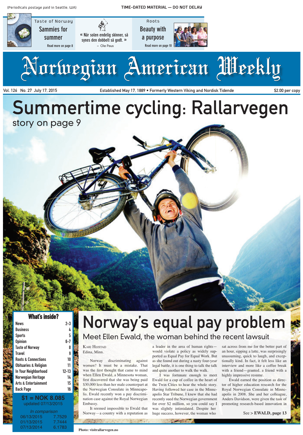 Rallarvegen Story on Page 9