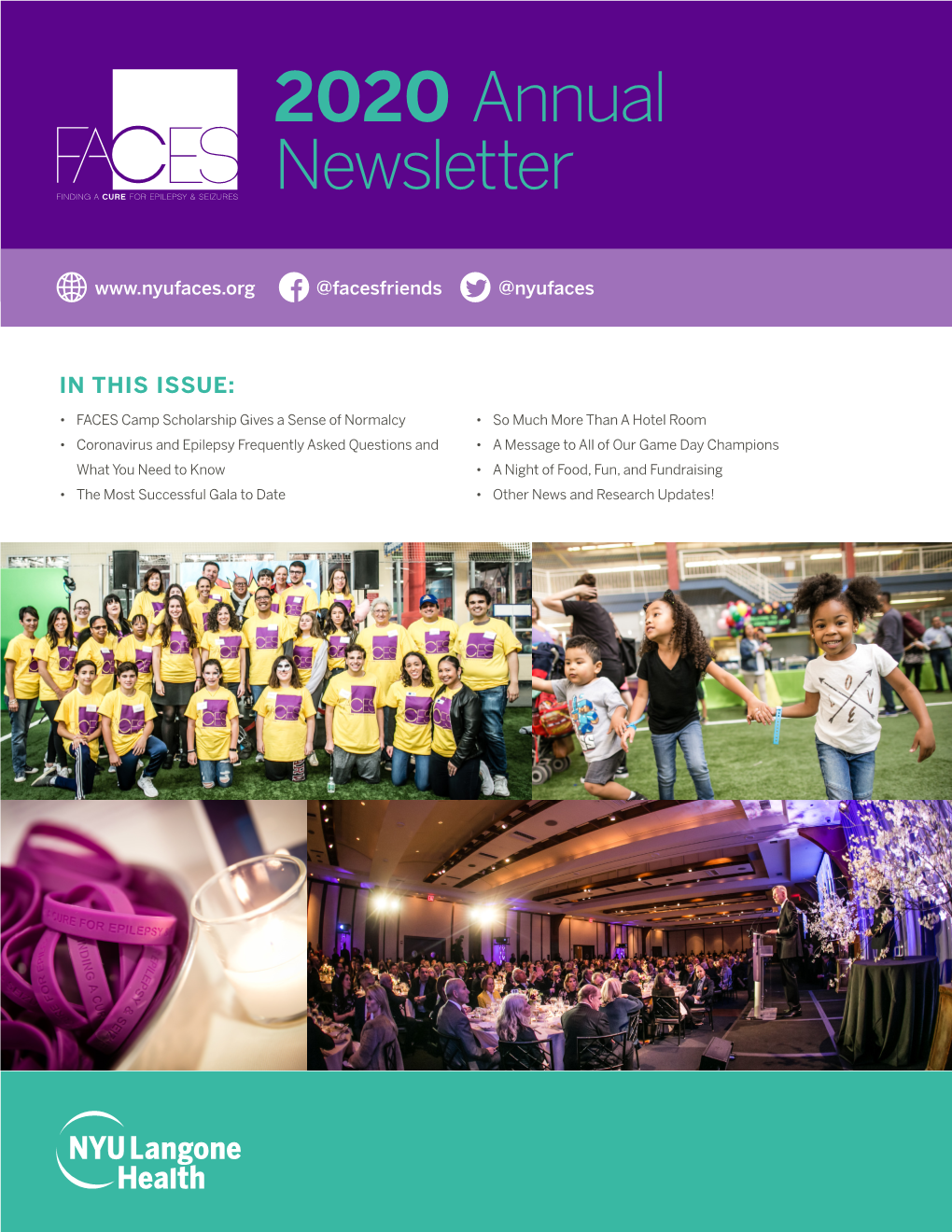 To Read the Full 2020 FACES Annual Newsletter