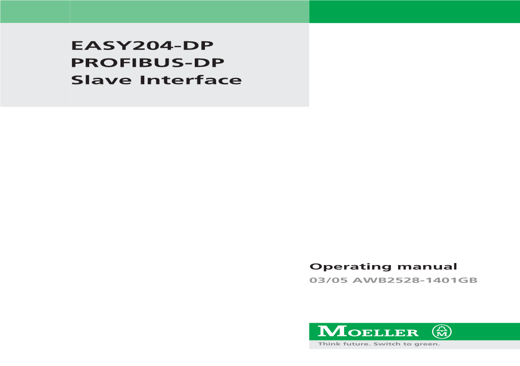 EASY204-DP, PROFIBUS-DP Slave Interface