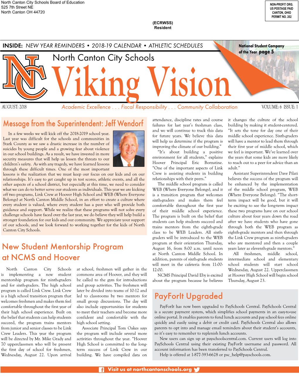 Viking Vision August 2018