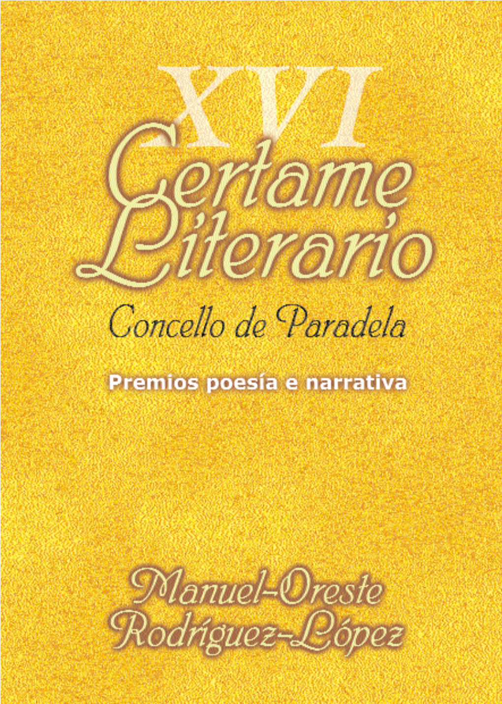 XVI Certame Paradela.Qxd