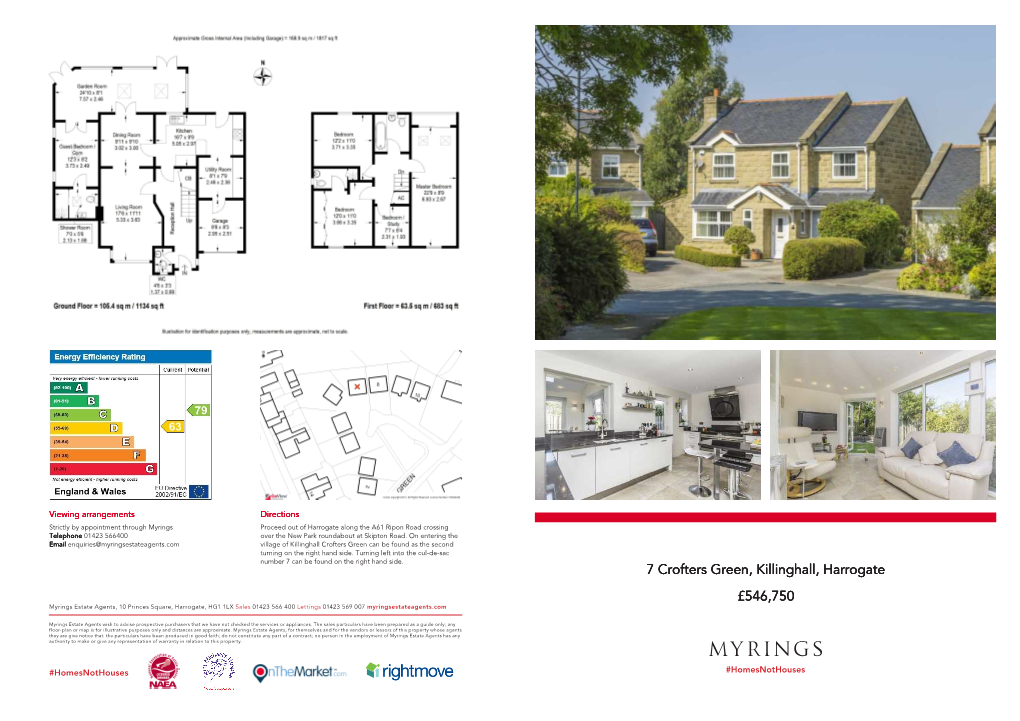 7 Crofters Green, Killinghall, Harrogate £546,750