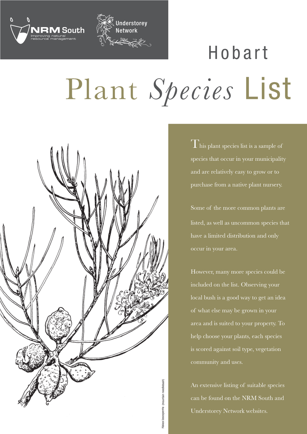 Native Plant Species List