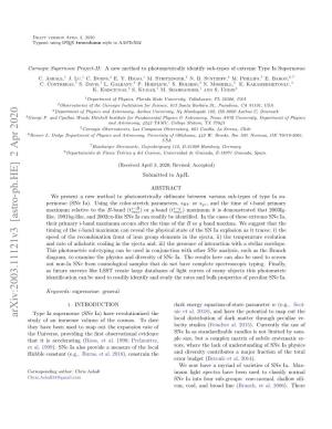 Arxiv:2003.11121V3 [Astro-Ph.HE] 2 Apr 2020 Study of an Immense Volume of the Cosmos